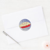 Zelfgemaakte Taarten Ronde Sticker (Envelop)