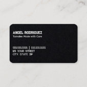 Zelfgemaakte Tamales Visitekaartje (Achterkant)