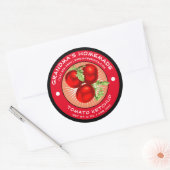  Zelfgemaakte Tomaat Ketchup Label Sjabloon (Envelop)