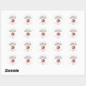 Zelfgemaakte tomatenketchup label (Vel)