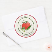 Zelfgemaakte tomatensalsa pot label (Envelop)