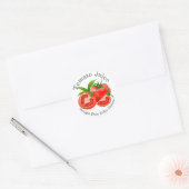 Zelfgemaakte Tomatensap Voedsel Etiket (Envelop)