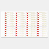 Zelfgemaakte tomatensaus dun etiket labels (Vel)