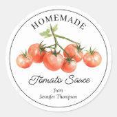 Zelfgemaakte Tomatensaus Pot Sticker (Voorkant)