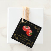 zelfgemaakte tomatensaus Square Hang Label (In situ)