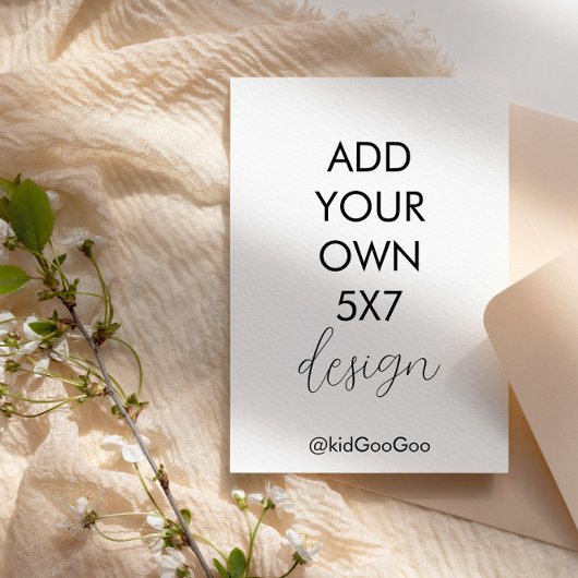 Zelfgemaakte Uitnodiging | Print Zelf | Upload Je