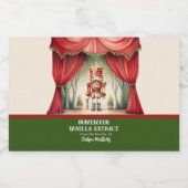 Zelfgemaakte uittrekseletiketten, gepersonaliseerd likeurfles etiket (Enkel label)