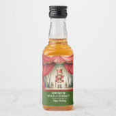 Zelfgemaakte uittrekseletiketten, gepersonaliseerd likeurfles etiket (Voorkant)