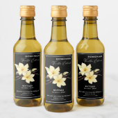 Zelfgemaakte Vanilla Extract Zwart Label Sticker (Flessen)