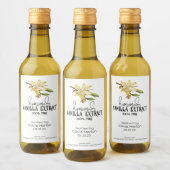 Zelfgemaakte Vanille Extract Etiket voor eten en d (Flessen)