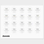 Zelfgemaakte Vanille-extract met Instructies Ronde Sticker (Vel)