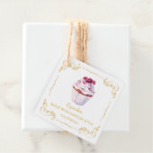 zelfgemaakte verse cupcakes plein hang Label (In situ)