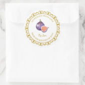  zelfgemaakte vijgenjam label l wit (Tas)