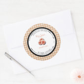 Zelfgemaakte Vijgenjam Label Sticker (Envelop)