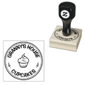 Zelfgemaakte Voedsel Bakkerij Gepersonaliseerde Lo Rubberstempel (Gestempeld)