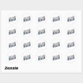 Zelfgemaakte vrouw ronde sticker (Vel)