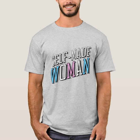 Zelfgemaakte vrouw t-shirt (Voorkant)