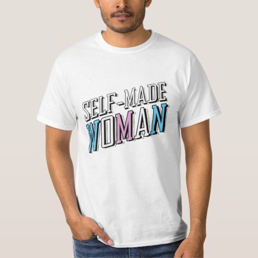Zelfgemaakte vrouw t-shirt (Voorkant)