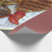 zelfgemaakte wafels en aardappelen cadeaupapier (Hoek)