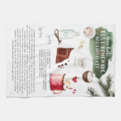 Zelfgemaakte warme chocolademelk | Recept Heirloom Theedoek (Horizontaal)