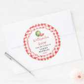 Zelfgemaakte Watermeloensiroop Fles Etiket (Envelop)