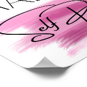 Zelfgemaakte Waterverf-ondernemer Poster (Hoek)