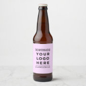 Zelfgemaakte Website Uw Zakelijke Logo Product Bier Etiket (Voorkant)