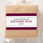 Zelfgemaakte wijn etiket (Insitu)