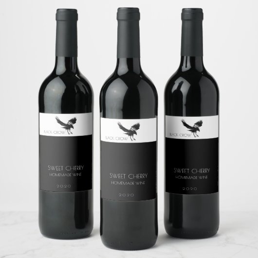 ZELFGEMAAKTE WIJN ETIKET (Flessen)