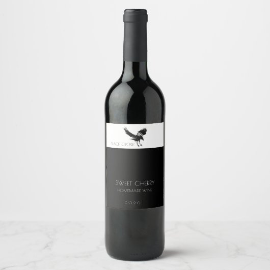 ZELFGEMAAKTE WIJN ETIKET (Voorkant)