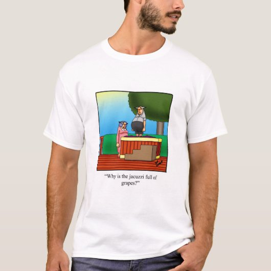 Zelfgemaakte wijn Humor T-shirt voor hem (Voorkant)