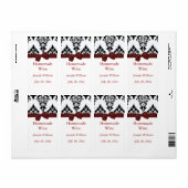 Zelfgemaakte wijn label (Full Sheet)