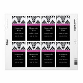 Zelfgemaakte wijn label (Full Sheet)