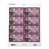 Zelfgemaakte wijnetiketten etiket (Full Sheet)