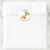 Zelfgemaakte wortelvoedsel label voor thuis inmaak (Tas)