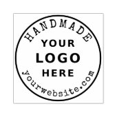 Zelfgemaakte Zakelijk Logo en Website Aangepast Rubberstempel (Afrduk)