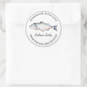 Zelfgemaakte Zalm Jerky Label (Tas)