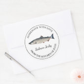 Zelfgemaakte Zalm Jerky Label (Envelop)