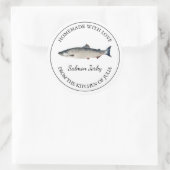 Zelfgemaakte Zalm Jerky Label (Tas)