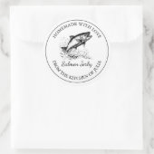 Zelfgemaakte Zalm Jerky Label (Tas)