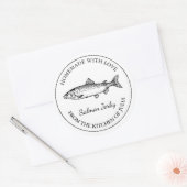 Zelfgemaakte Zalm Jerky Label (Envelop)