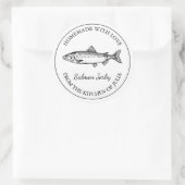 Zelfgemaakte Zalm Jerky Label (Tas)