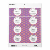Zelfgemaakte Zeep Bedrijf Kersen Label (Full Sheet)