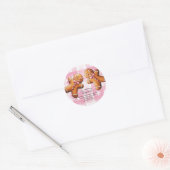 Zelfgemaakte Zeep Bedrijfs Koekjes Kerst Label (Envelop)