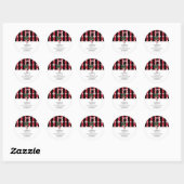 Zelfgemaakte Zeep Business Candy Cane Christmas La Ronde Sticker (Vel)