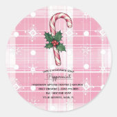 Zelfgemaakte zeep Business Peppermint Christmas La Ronde Sticker (Voorkant)