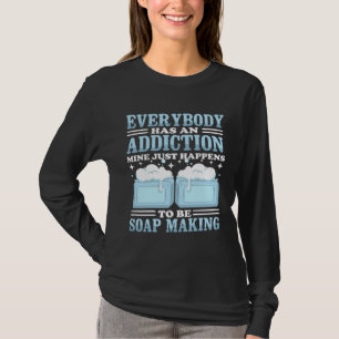 Zelfgemaakte zeep dealer zeepmaker zeep maken t-shirt