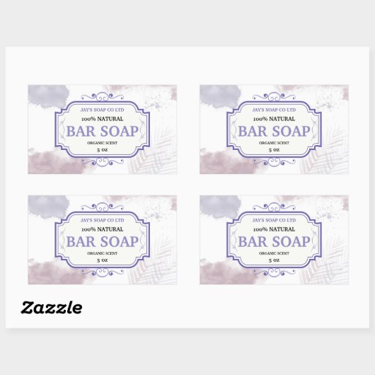 Zelfgemaakte zeep label Sticker (Vel)