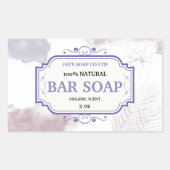 Zelfgemaakte zeep label Sticker (Voorkant)