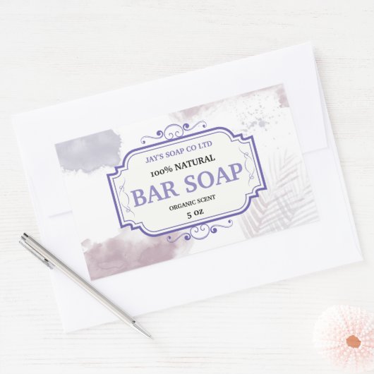 Zelfgemaakte zeep label Sticker (Envelop)